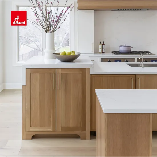 Allandcabinet Modern Wood Slim Shaker Kitchen Cabinets Two