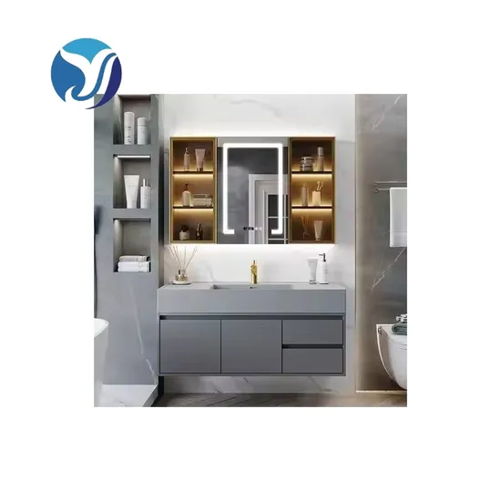 Mirror Bathroom Wall Cabinet with Base Cabinet 