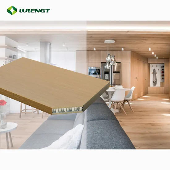 Aluminum Honeycomb Wood Composite Panels Aluminum Composite Wall Panels for Hotel Furniture Dining Cabinets 