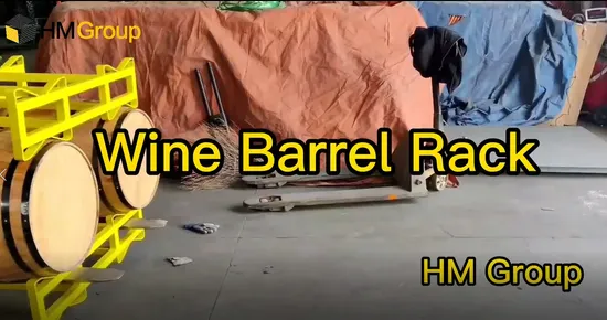 Warehouse Heavy Duty Stacking Bourbon Whiskey Barrel Wine Rack 