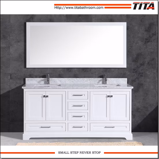 Solid Wood Bathroom Vanity Cabinet T9311