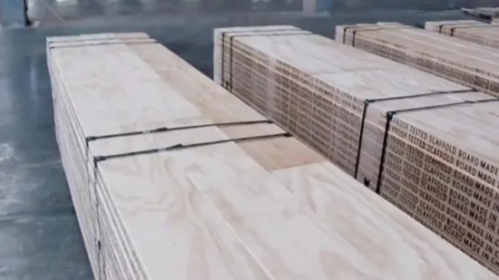 LVL Structural Larch Pine LVL Framing LVL Scaffold Plank Boards 
