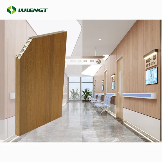 Commercial Light Weight 4X8 Melamine Paper Wooden and Honeycomb Aluminum Core Sheet 9mm 18mm Wood and Aluminum Honeycomb Panel 