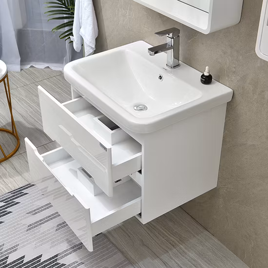 Best Selling Ceramic Basin Bathroom Vanities Furniture Wooden Bathroom Cabinet