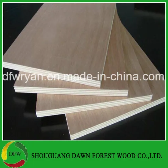 Poplar Core Okume Plywood BB/CC Faced 