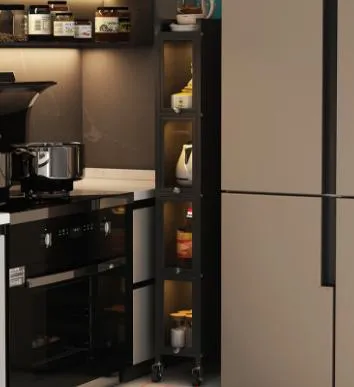 Efficient Kitchen Space Management Sandwich Cabinet Rack Organizer 