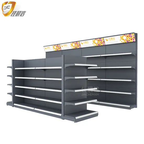 Gondola Shelving Wine Supermarket Equipment Steel Customized Color Display Rack for Grocery Store 