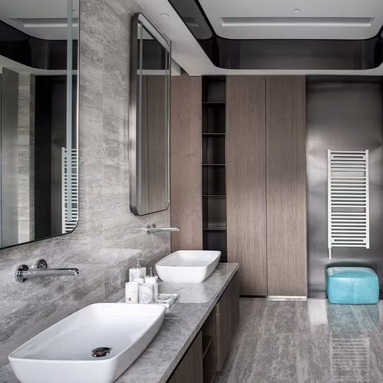 Antique Brown Bathroom Designs Floor Standing Bath Sinks Makeup Vanity Base Cabinets with Legs
