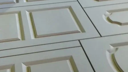 Kitchen Cabinet Door/Gary Color Sharker Style PVC Doors 